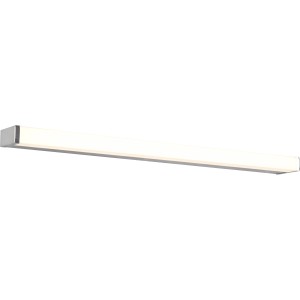 Moderne Trio LED-Bad-Wandleuchte Fabio in Chrom, 80 cm lang, für Feuchträume geeignet.