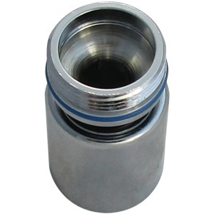 Kludi Kugelgelenk aus Chrom, Ersatzteil für Armaturen im Sanitärbereich.