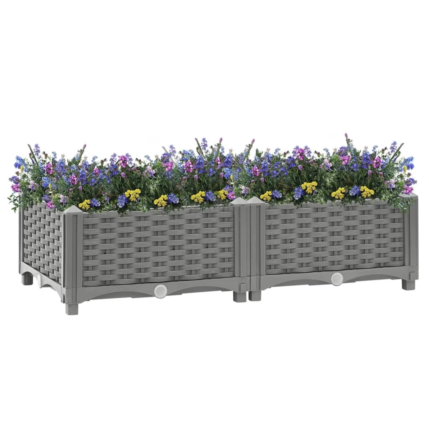 vidaXL Hochbeet 80x40x23 cm Polypropylen 1635044