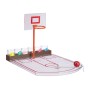 Relaxdays Basketball Trinkspiel Kunststoff Transparent Manuell 22,5 cm x 24 cm x 44 cm 0,5 kg