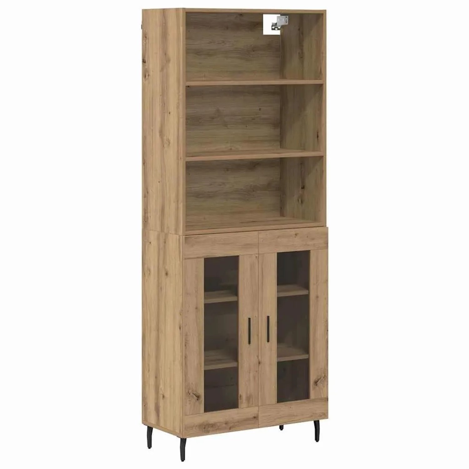 vidaXL Highboard Artisan-Eiche 69,5 x 34 x 180 cm 3403178 günstig online kaufen