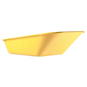 Gelbe Haemmerlin Ersatzmulde, 100 l, lackiert, für Schubkarre, Baugeräte.