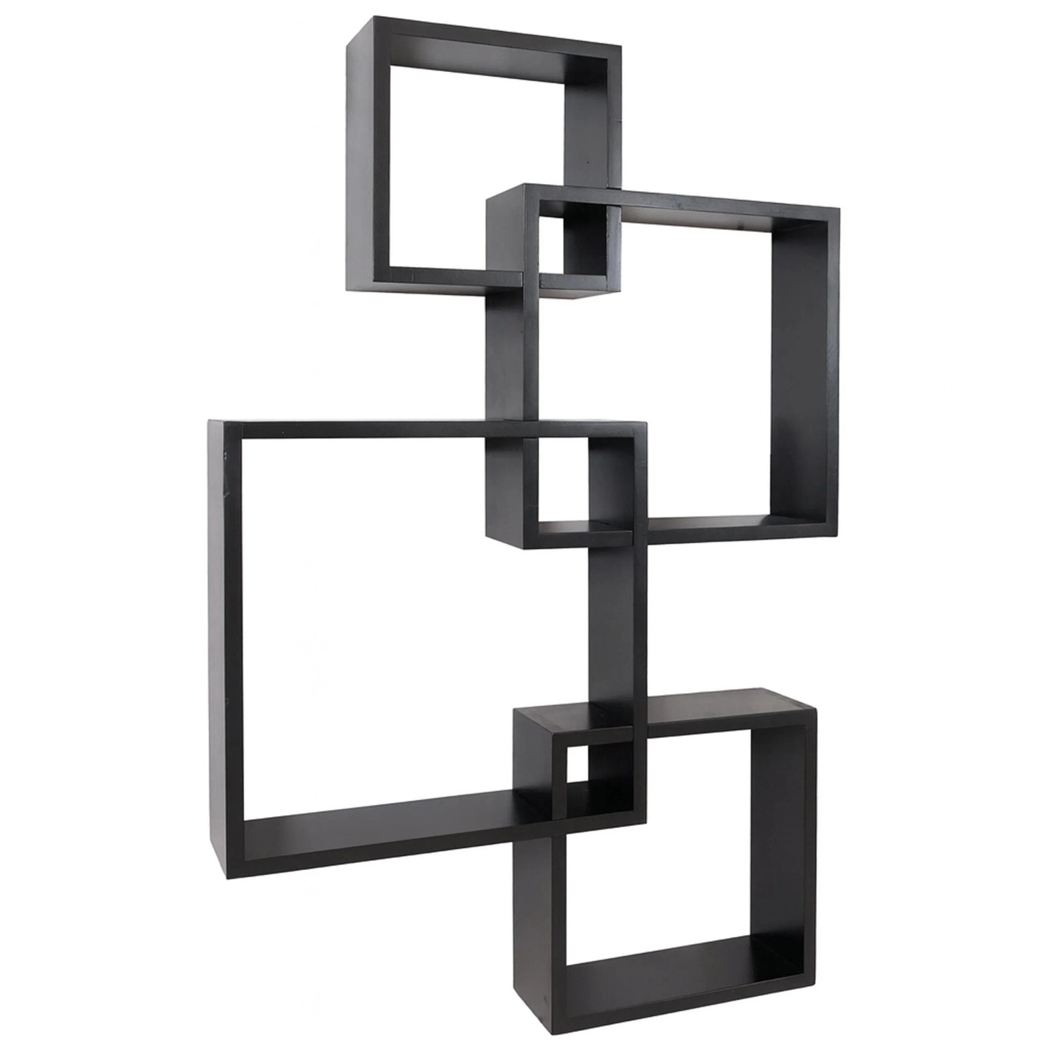 MCW Wandregal P23 4 Regale Schwarz