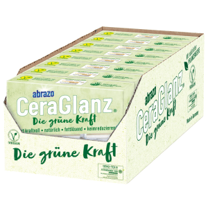 abrazo CeraGlanz Schwämme, 8x2 Stück, für kraftvolle Reinigung. Grüne Kraft für Küche & Haushalt, vegan und Made in Germany.