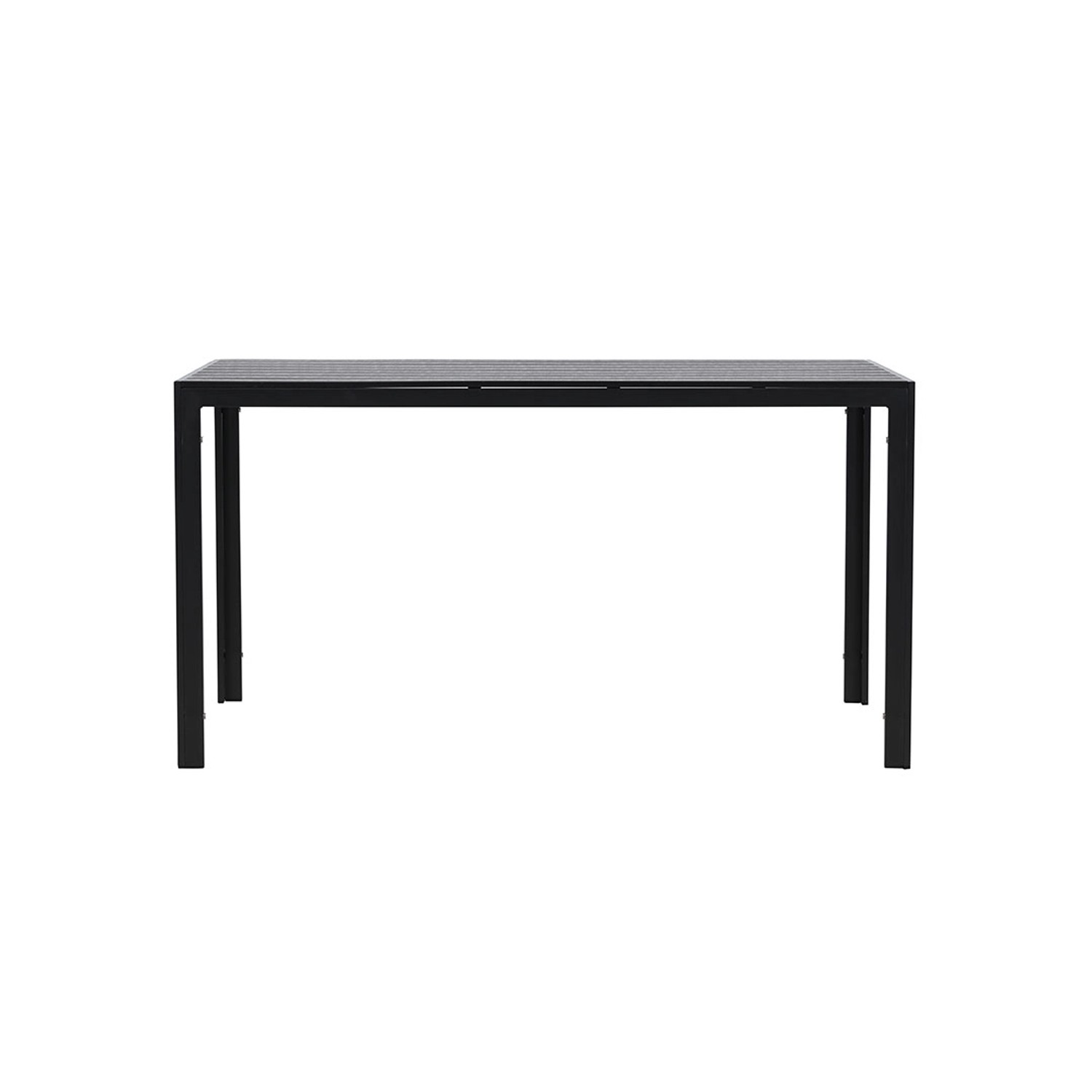 ebuy24 Mirko Gartentisch Schwarz 140x80 günstig online kaufen