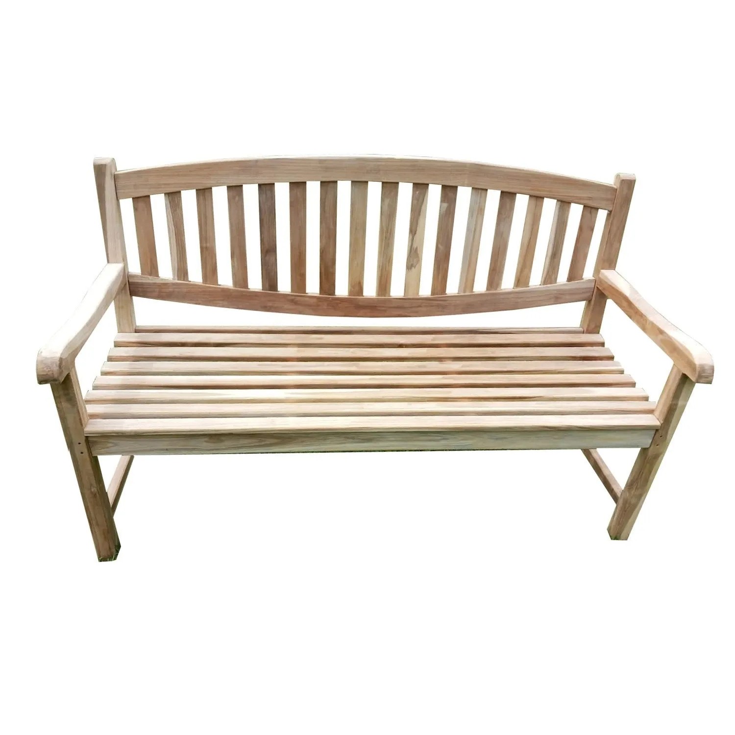 Lex Teak Sitzbank Gartenbank Holzbank Teakbank Parkbank Gutshof 180cm