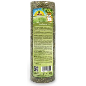 JR Farm Heu-Tunnel klein: Nager-Snack aus Bergwiesenheu zum Verstecken, Schlafen und Nagen für Nager.