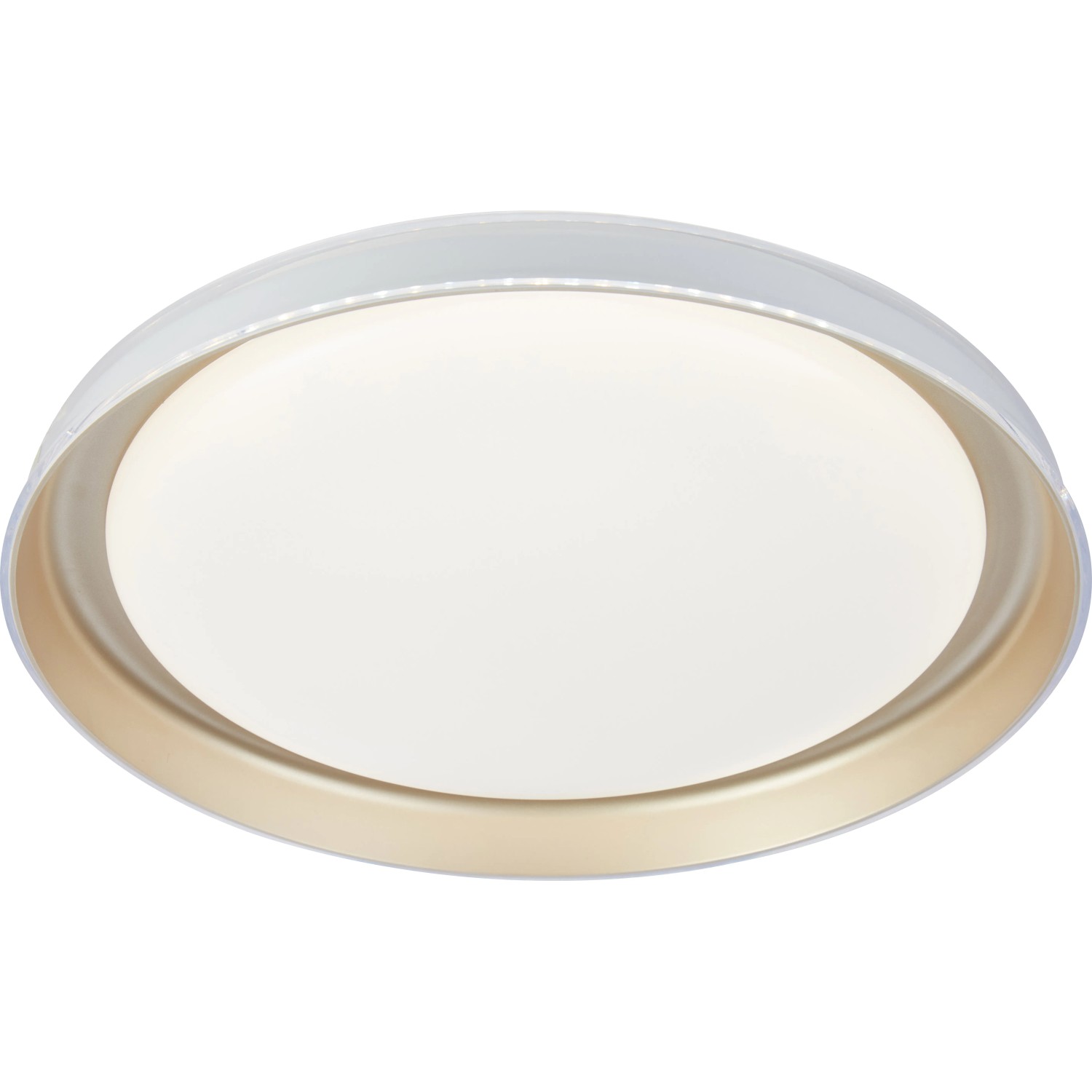 Moderne LED Deckenleuchte Tessali Gold, Ø 43 cm, dimmbar. Ideal für Wohnräume.