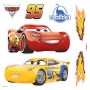 Komar Fenstersticker Cars mit Lightning McQueen und Cruz Ramirez, Wanddeko für Kinderzimmer.