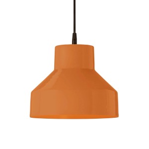 Orangefarbene PR Home Solo Pendelleuchte aus Metall, Lampen & Leuchten.