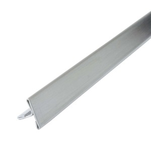 Dalsys Fliesenschiene T-Profil, 2,5m, Edelstahl gebürstet, für Übergänge von Fliesen.