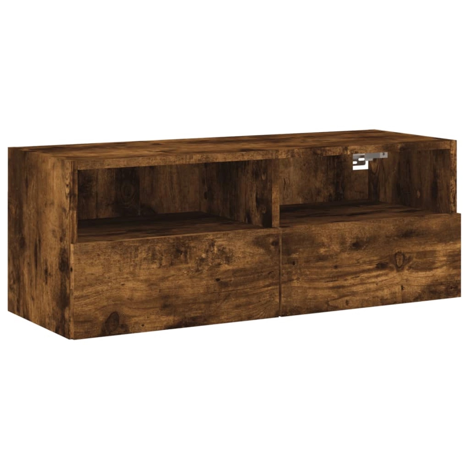 vidaXL TV-Wandschrank Räuchereiche 80x30x30 cm Holzwerkstoff 836876 günstig online kaufen
