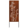 vidaXL Garten Sichtschutz-Leinwand Rostig 50 x 140 cm Wetterfeststahl 876300_5