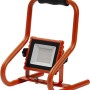 LED-Arbeitsleuchte Worklight von Ledvance, 10 W, mit Akku und orangefarbenem Gestell.