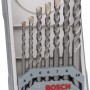 Bosch Betonbohrer-Set CYL-3 Silver Percussion, 7-teilig (4-10 mm) im Koffer.