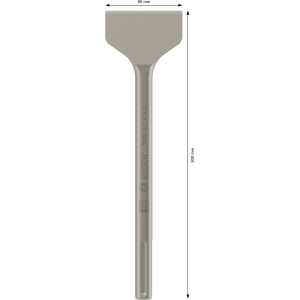 Bosch Fliesenmeißel SDS-max, 80x300mm, zum Entfernen von Fliesen.