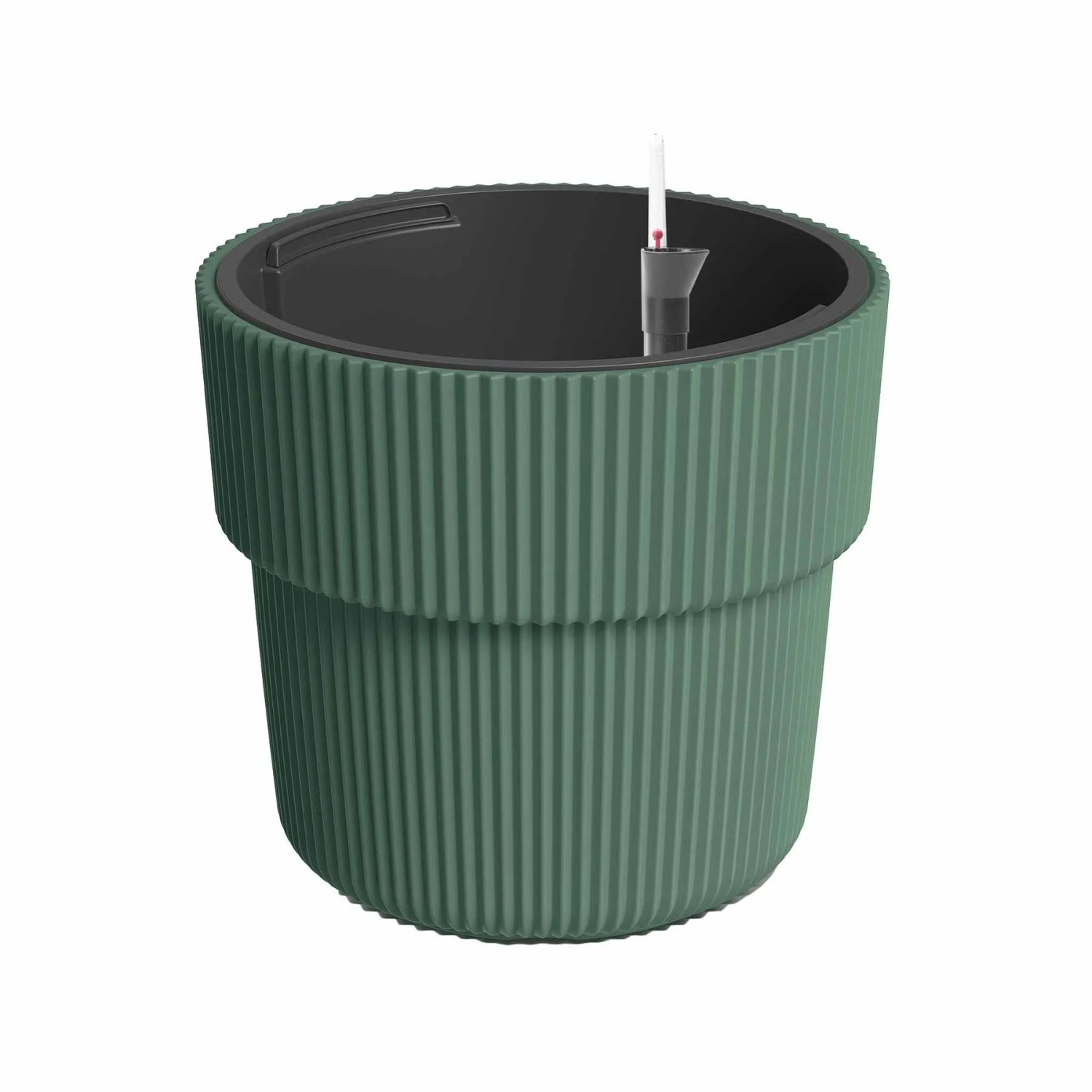 VidaAtHome.de Design-Pflanzgefäß VYLU ø 30cm mit Bewässerungseinsatz Grün