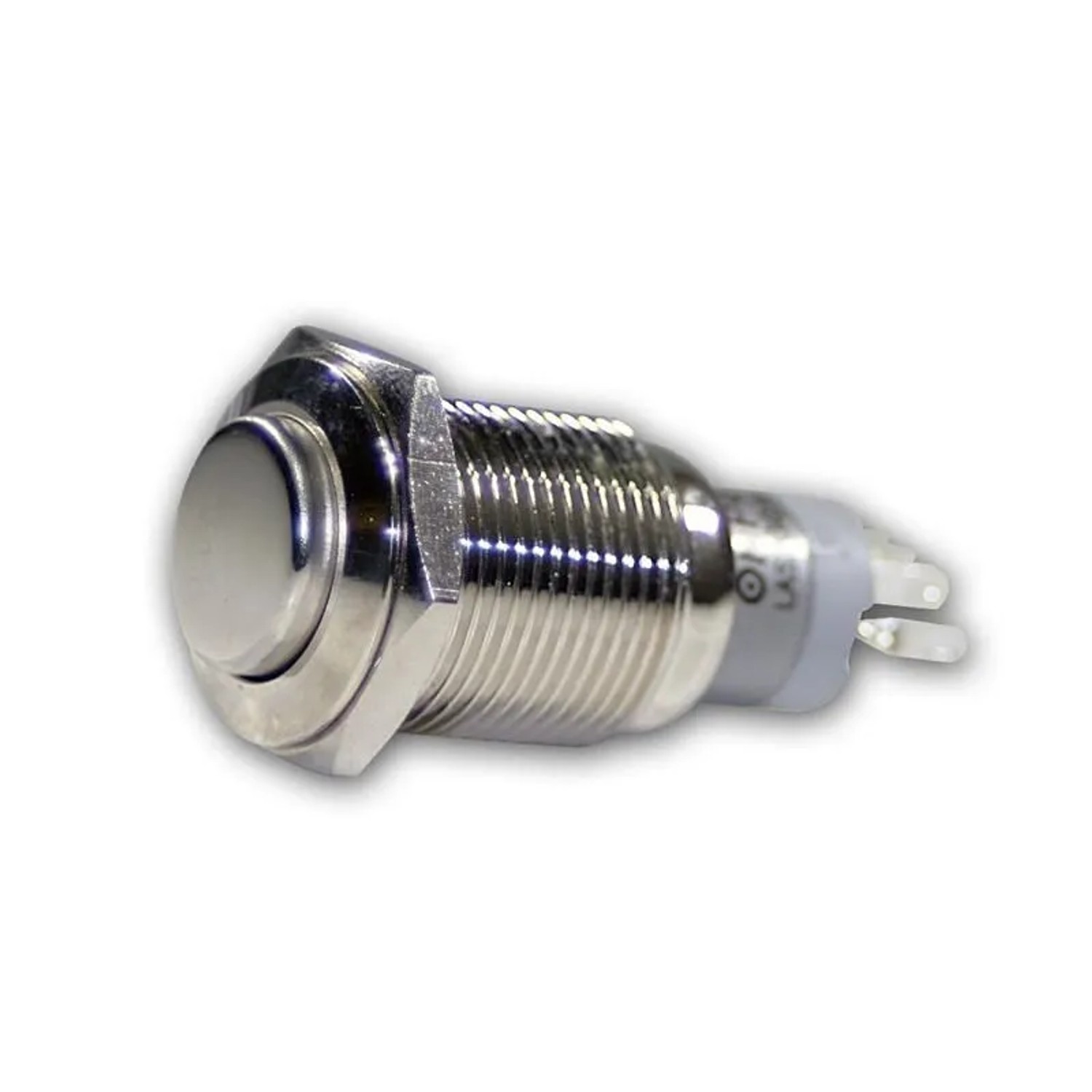 BLANKO Vollmetall Druck-Schalter Max 230V 3A 1-polig