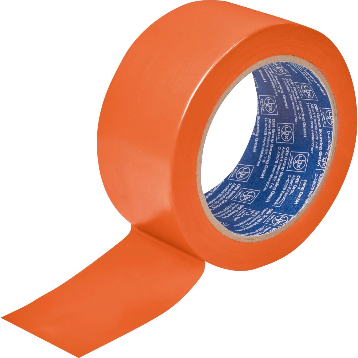 LUX-TOOLS PVC Band 50 mm x 33 m Orange