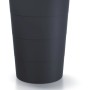 Waterform Regentonne Smooth, 160 l, Anthrazit. Runde Tonne mit Deckel zum Regenwasser sammeln.