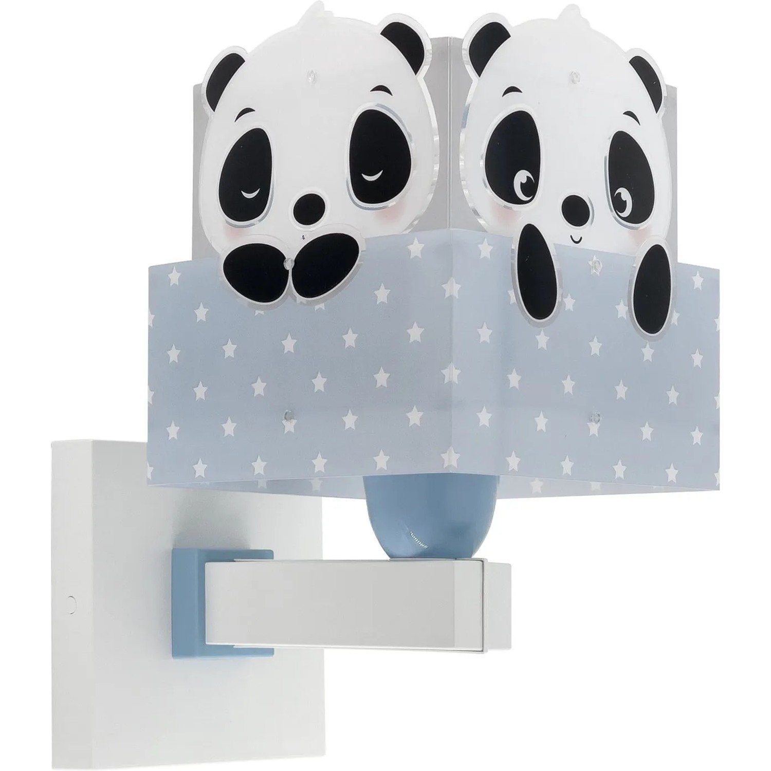 Dalber  KinderWandleuchte Panda Blau