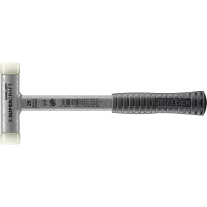 Halder Supercraft Schonhammer Ø 25 mm Rückschlagfrei mit Bruchsicherem StahlrohrStiel