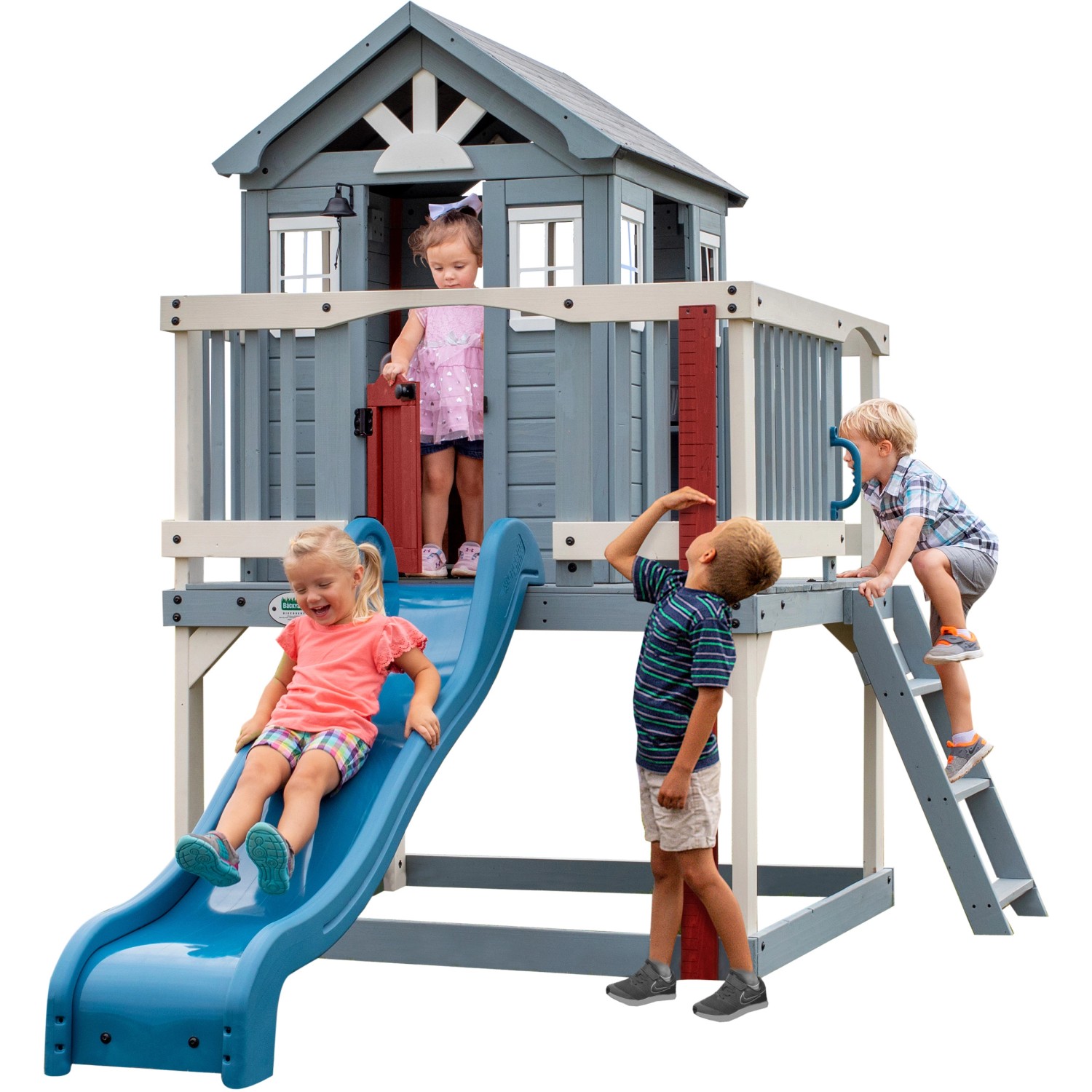 Backyard discovery wooden playhouse online