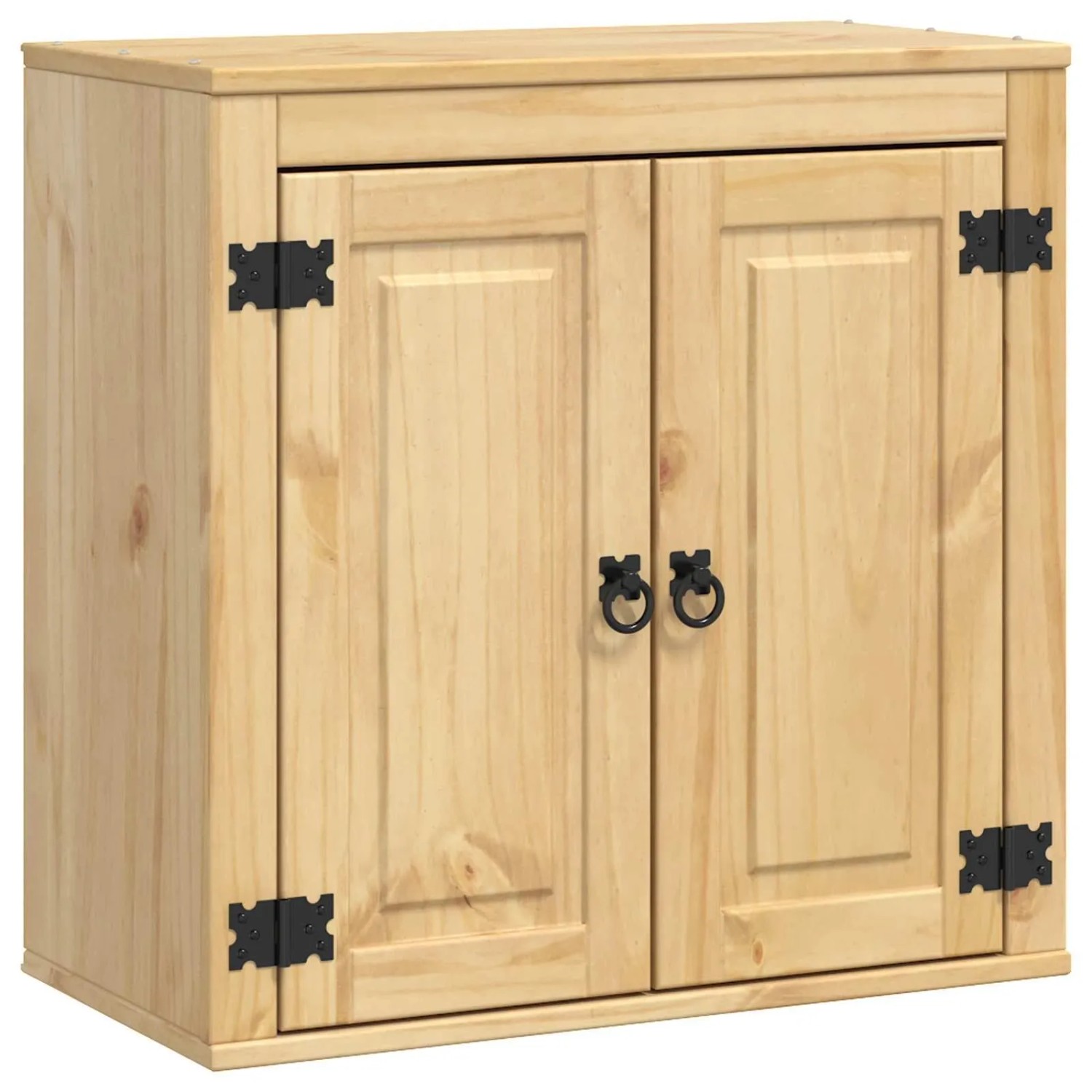 vidaXL Schrank mit Regal Honig 60 x 32 x 40 cm Massives Kiefernholz 4200755 günstig online kaufen