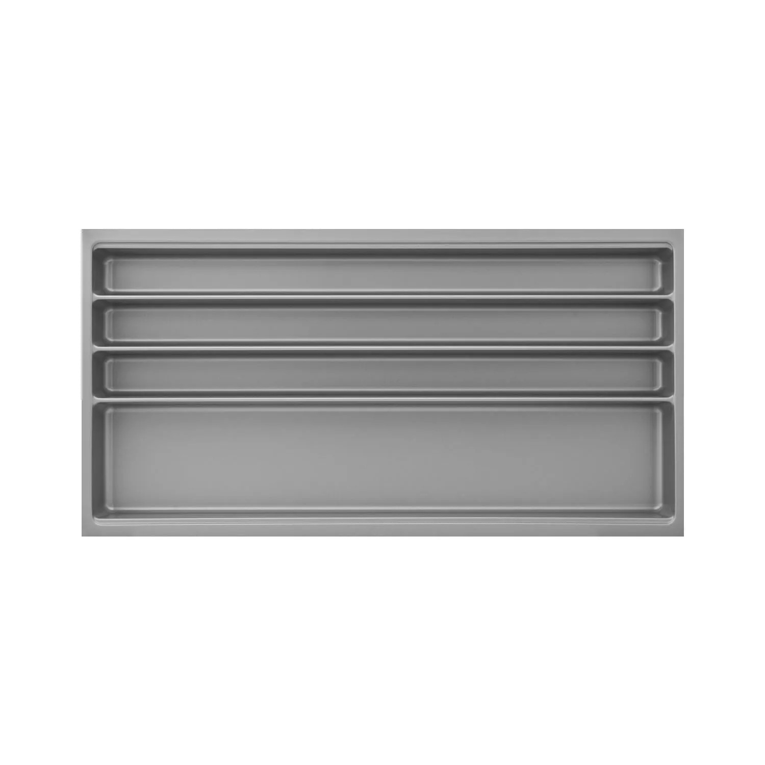 Agoform Besteckeinsatz Scoop-2 474x816x59mm Schubladeneinsatz Kunststoff Silber