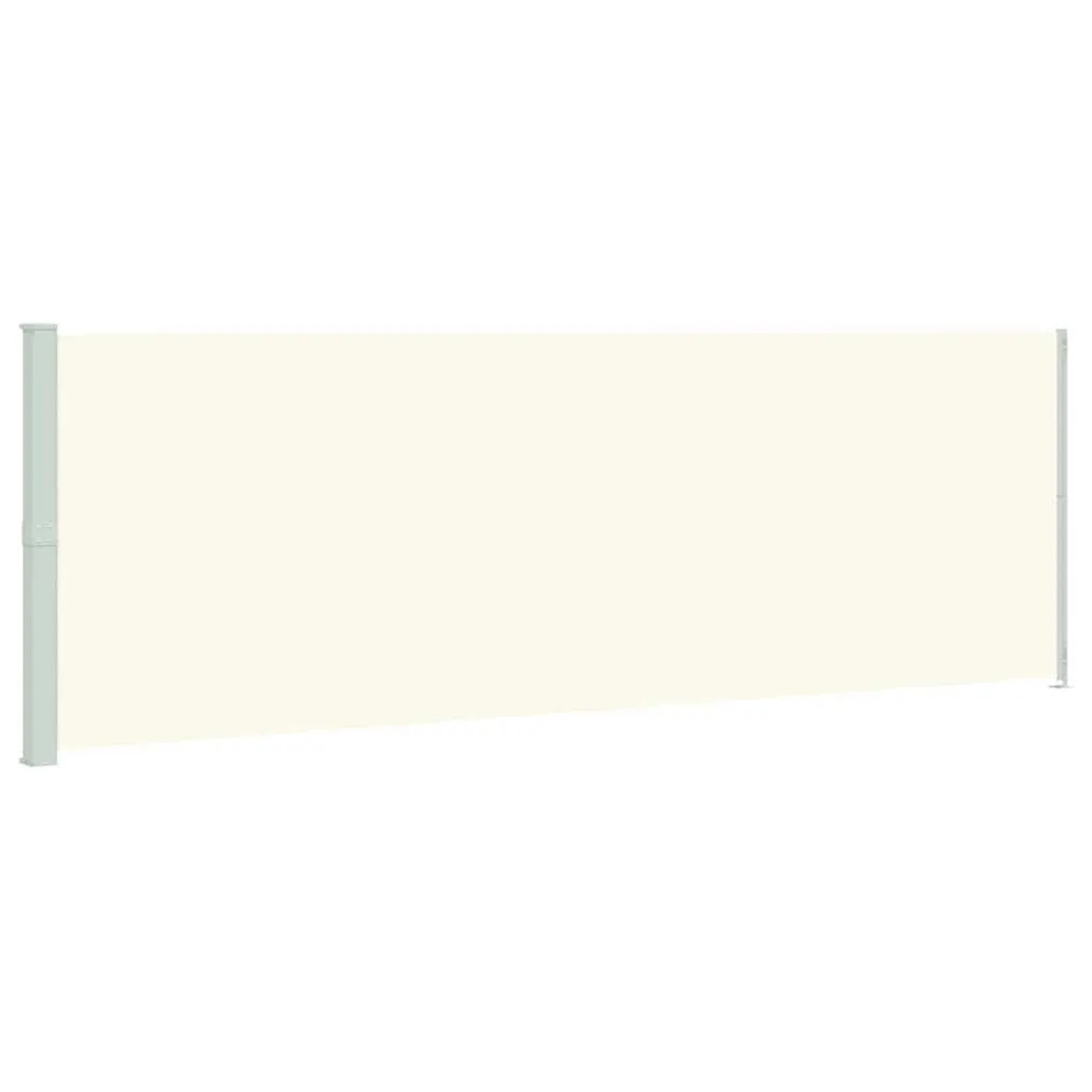vidaXL Seitenmarkise Ausziehbar 200x600 cm Creme 317971