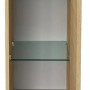 Offener Fackelmann Bad-Hängeschrank B.Style in Sandeiche mit Glasböden.