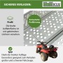 DREIBREIT Auffahrrampe von TRUTZHOLM mit Quad, Alu, klappbar, 175cm, Tragkraft 1020kg, Zubehör für Autoanhänger.