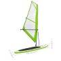 vidaXL Aufblasbares SUP-Board mit Segel Set Grün und Weiß 92735_14