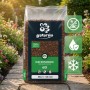 Brauner Galamio Kiefer Rindenmulch 60l im Beutel, schützt vor Unkraut, Feuchtigkeit und Frost im Garten.