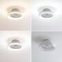 Lindby LED Deckenventilator mit Lampe Mace 10022137 Dimmbar Leselampe Modern in Weiß 1-flammig Wohnzimmerleuchte_9