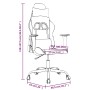 vidaXL Gaming-Stuhl mit Massagefunktion Schwarz und Weiß Kunstleder 345404_14