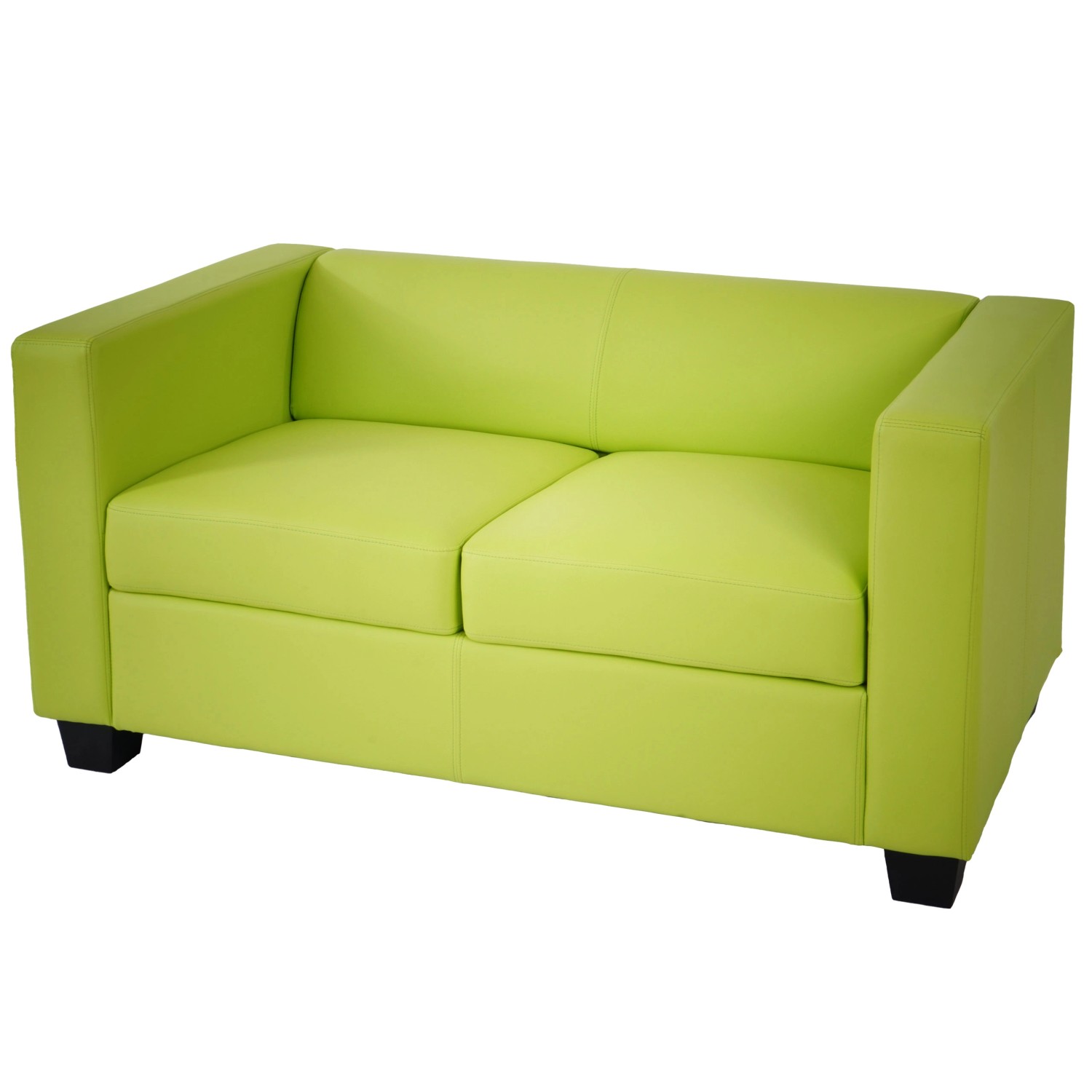 MCW 2er Sofa Lille Kunstleder Hellgrün günstig online kaufen