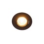 Schwarzer QAZQA Einbaustrahler Ude Honey, verstellbar, für Lampen & Leuchten.
