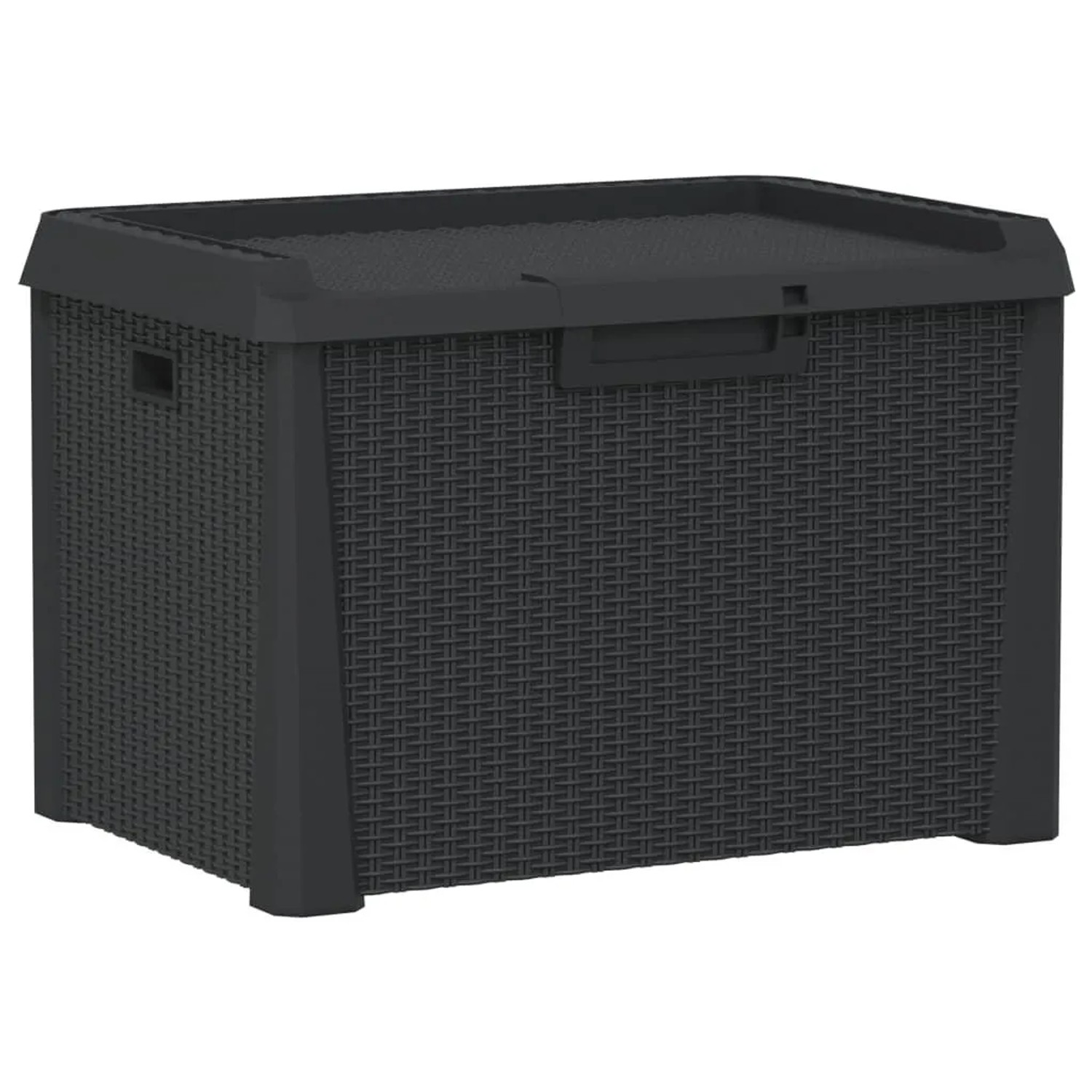 Furnicato Gartentruhe Anthrazit 125 L Pp