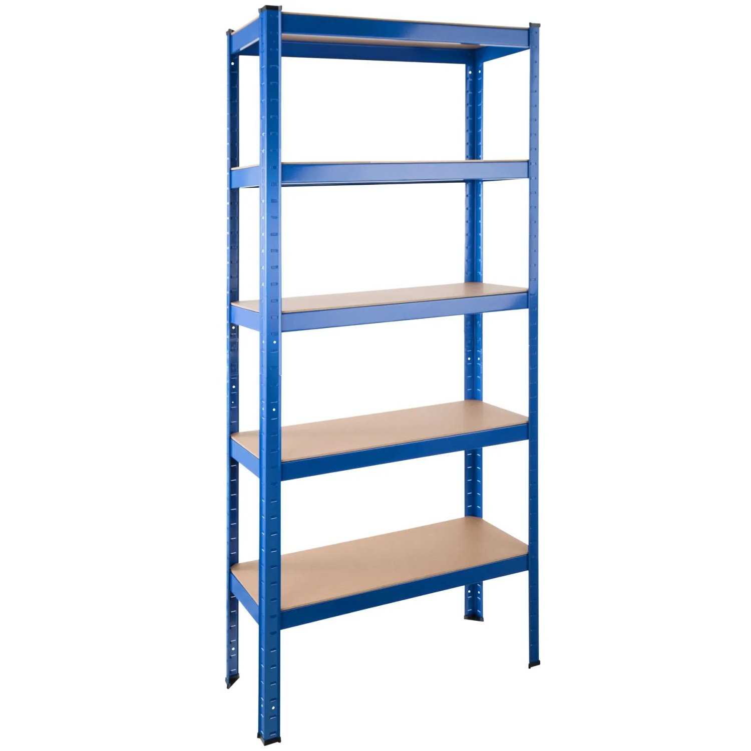 Tectake Schwerlastregal  Mit 5 Böden 350 kg  75 50 x 30 50 x 172 cm Blau