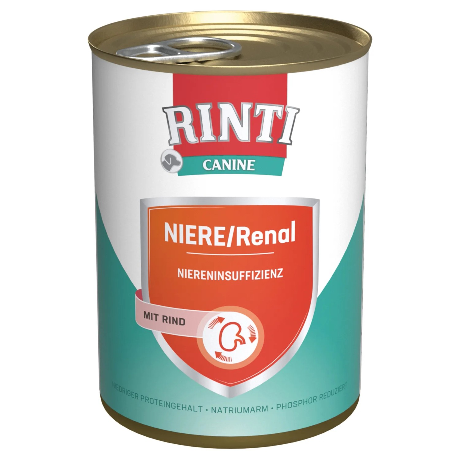 Rinti Hunde-Nassfutter Canine Niere mit Rind 400 g