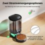 Fudajo Futter- Und Trinkautomat Schwarz Katze Hund 3L Futterspender Trinkbrunnen_8