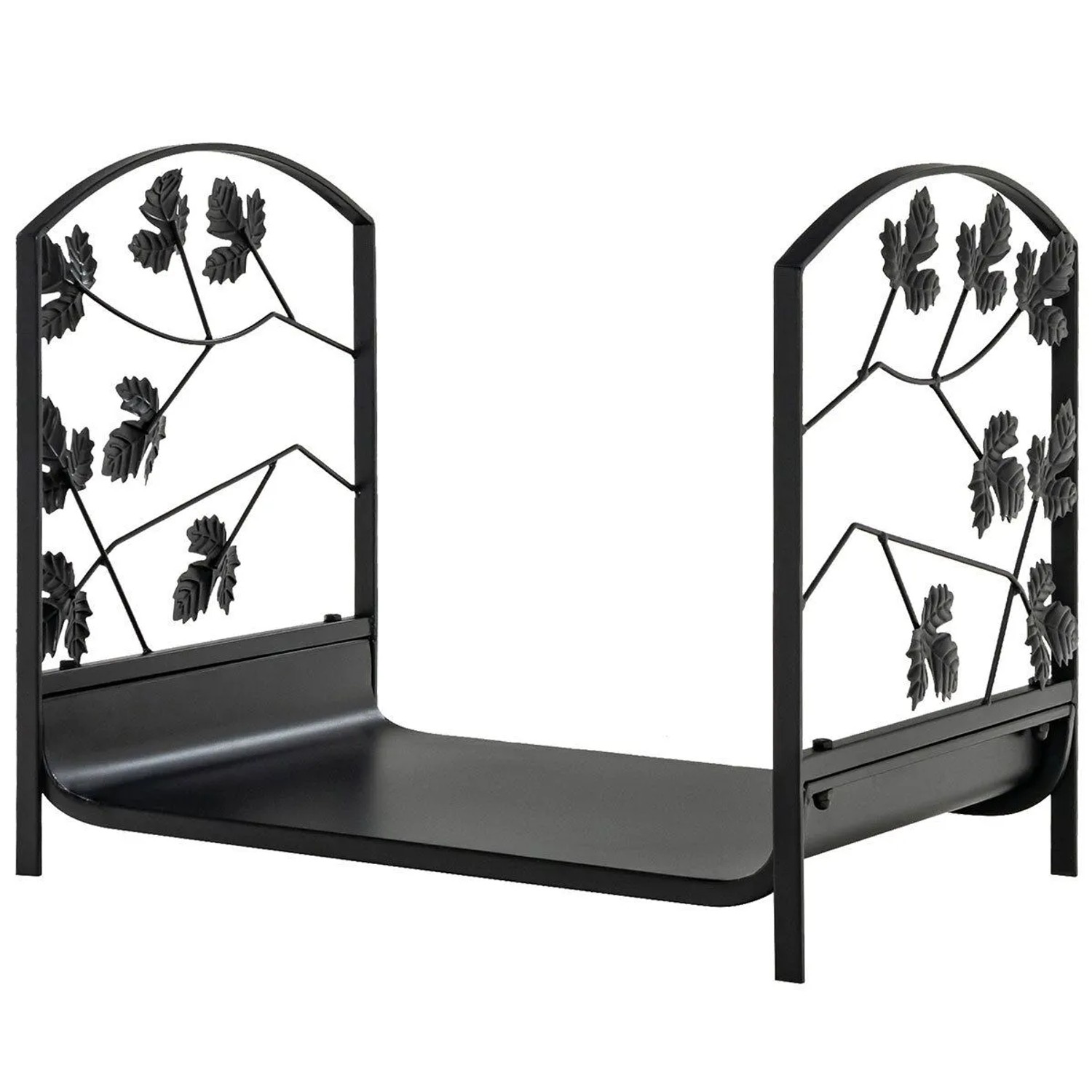 Costway Kaminholzregal Metall Brennholzregal Feuerholzregal mit Sockel