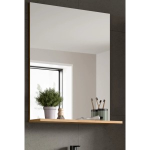 Inn.Furn Badezimmer Spiegel in Eiche 60 x 79 cm Shawn