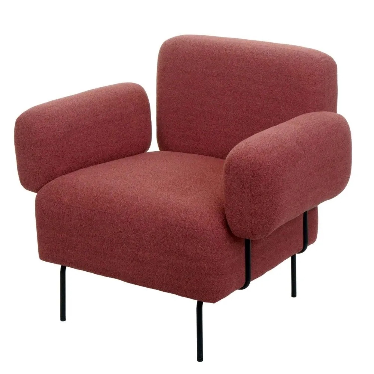 MCW Lounge-Sessel L83 Altrosa