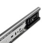 SOTECH Vollauszug aus Stahl, 450 mm, mit Selbsteinzug für Schubladen. Belastbar bis 45 kg.