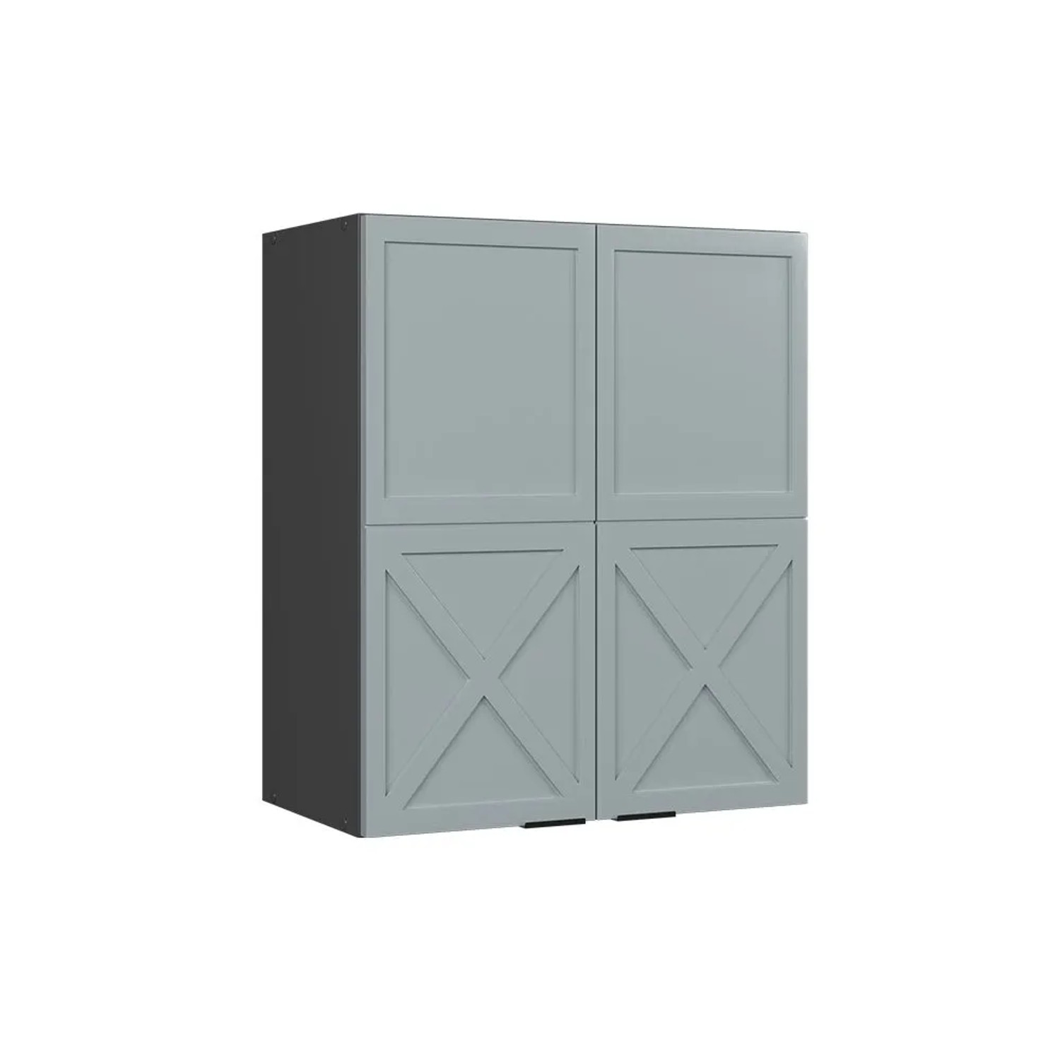 Vicco Küchenschränke Fame-Line Hängender Küchenschrank HellBlau-Grau 60 cm