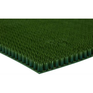 Grüne Grasmatte, 40x60 cm, für den Außenbereich. Fußmatte mit wasserdurchlässigem Rücken.