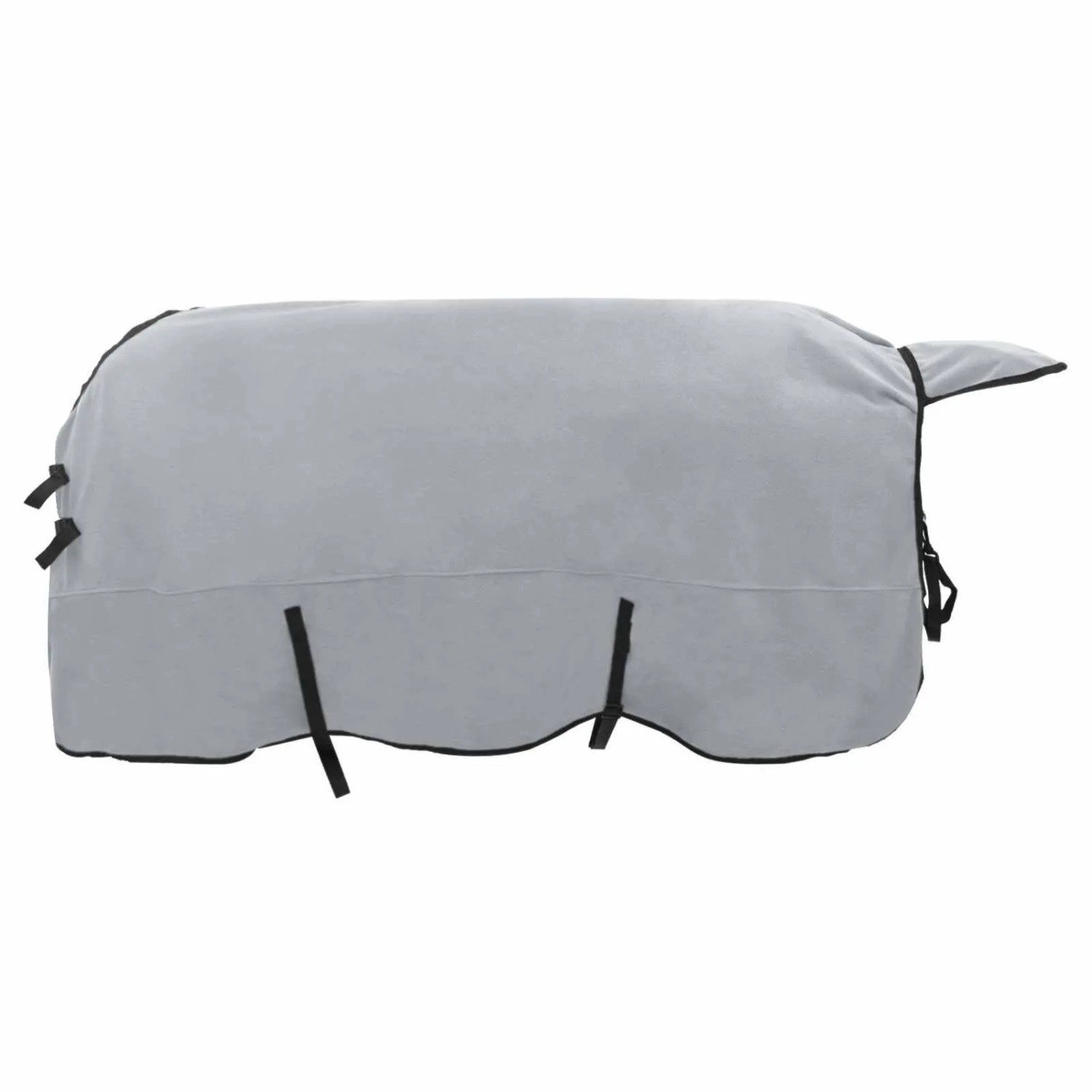 vidaXL Pferdedecke Hellgrau und Rosa Polyester 42013226
