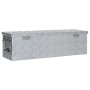 DELUKE Aluminiumbox Mit Deckel Abschließbar Alubox Deichselbox Alu Anhängerbox Werkzeugkiste Transportbox Metallkiste 80,5x22x22cm Silber_4